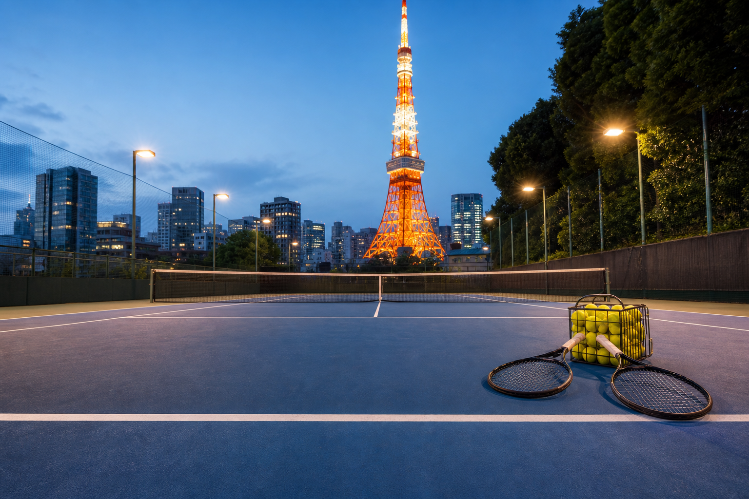 東京タワー・テニス